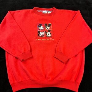 Vintage Mickey & Co fleece size XL